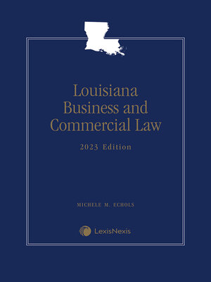 cover image of Louisiana Business and Commercial Law